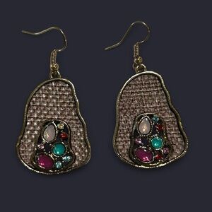Elegant Multicolor Dangle Earrings